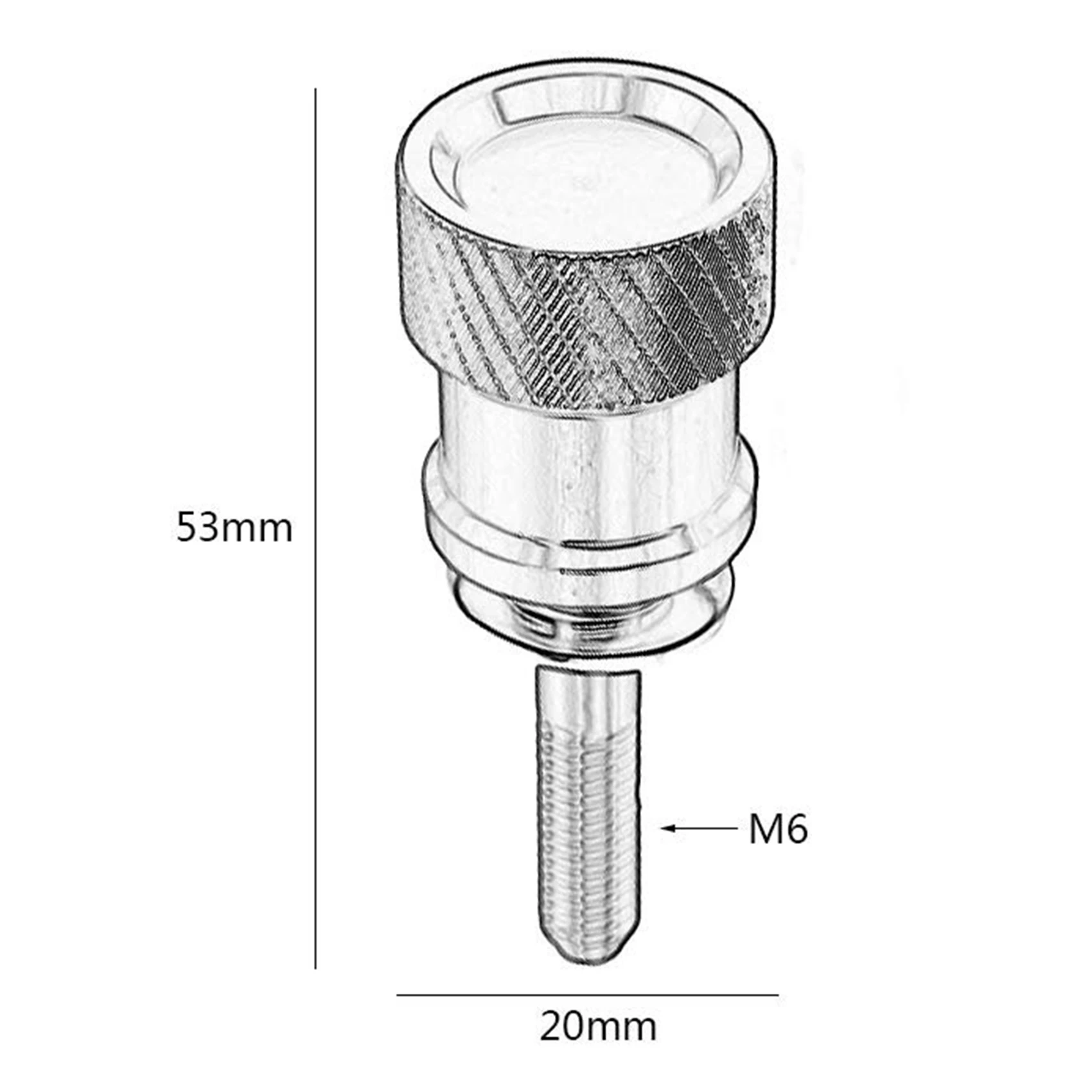 for -BMW R NineT R9T RNINET 2014- Motorcycle Rear Fender Passenger Seat Bolt Screw Removal Tool-Less Quick Release A
