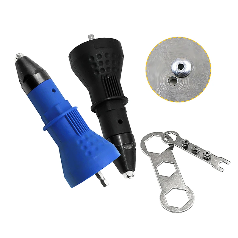 Cordless Electric Rivet Nut Gun Adapter, Comprehensive Nail Gun Tool, Multifunction Drill Attachment