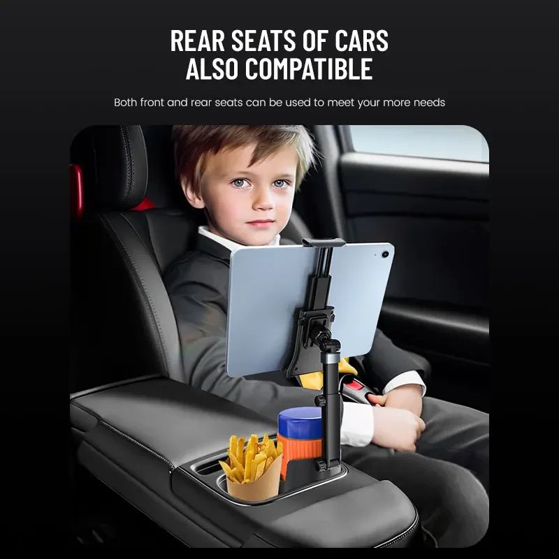 Car Cup Tablet Holder Expander Cell Phone Mount 360 Rotation Cup Holder Expander Smartphone Mount Auto Interior Accessories