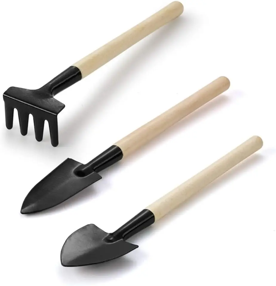 Gardening Tools Three-Piece Set Mini Garden Tools Multi-Function Shovel Harrow Shovel Household Plant Pine Soil Shovel