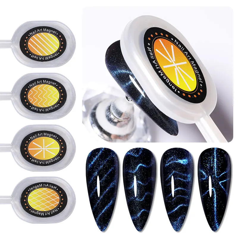 2 in 1 Double Headed Nail Art Magnet Stick 9D Cat Magnetic Gel for Nail Gel Polish Line Strip Effect Pen Tools cat eye nail tool magnetic nail art tools magnetic nail pen magnetic nail tools nail care tools