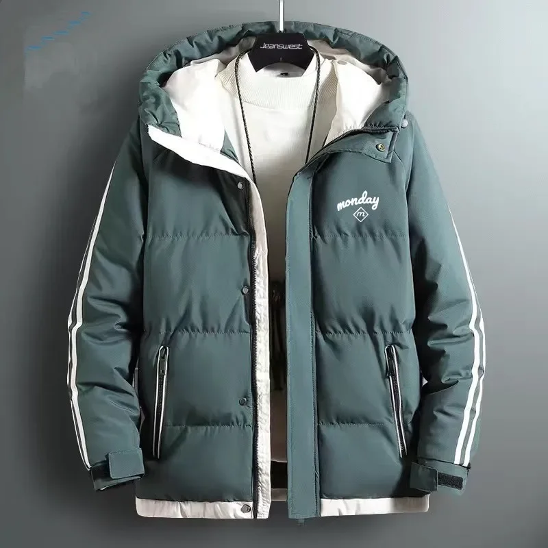 

High Quality Winter Men's Golf Clothing Thicken keep Warm Hooded Golf Coats Loose Plus Size 5XL Outdoor Korea Man Golf Jackets