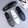 Luxury Brand Mens Loafers Fashion Spring Autumn Casual Shoes New Comfy Men Driving Flats Genuine Leather Moccasins Walking Shoes 2
