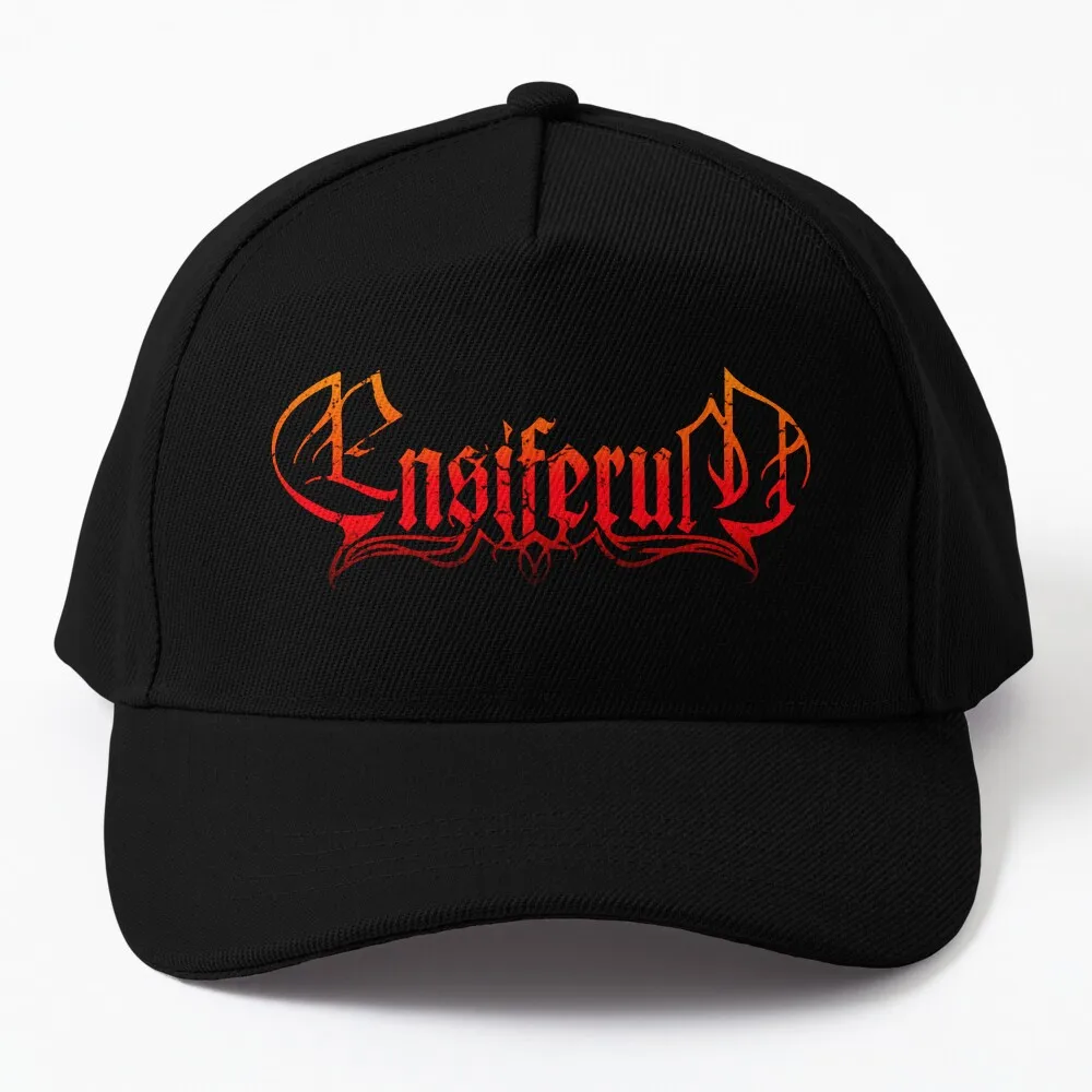 

Ensiferum Logo Baseball Cap Gentleman Hat beach hat Men Cap Luxury Brand Women's