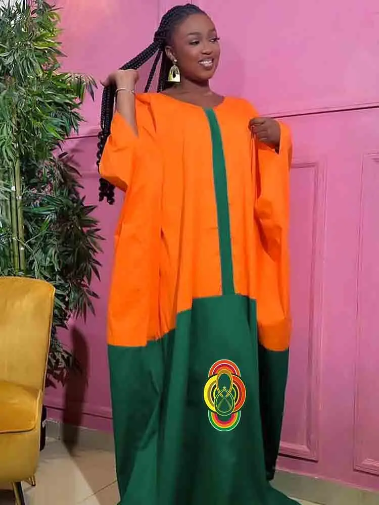 African Daily Islam Abayas Colorful Clothing For Muslim Women Girl Soft And Skin Friendly Romadan Long Dress Dashiki Robe