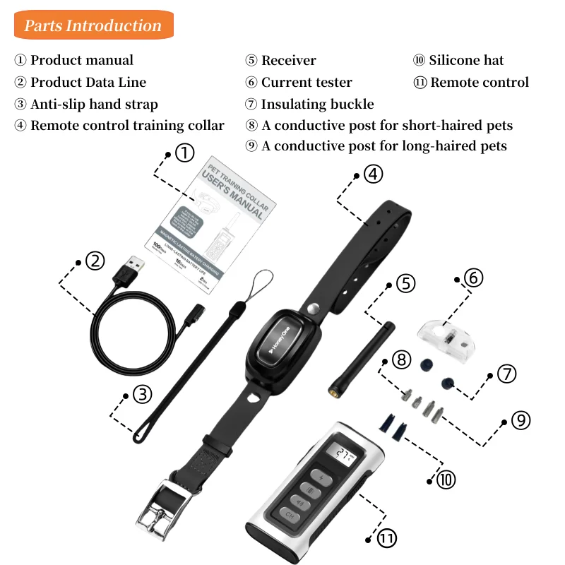 3500FTDigital Dog Training Collar 4