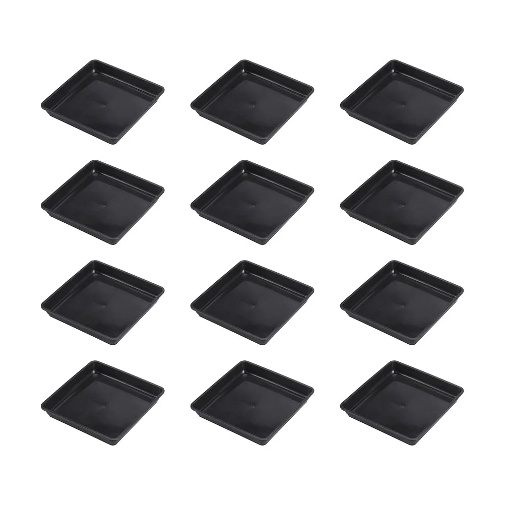 

Vaguelly Square Plant Saucers For Saucer Flower Pot Trays Black Plastic Flower Pot
