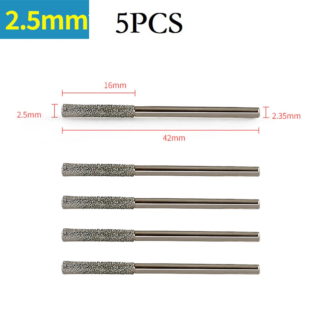 Bohren von Schmuck, Bohren von Glas, diamantbeschichtete Bohrer, Schmuckbohrer, 1,0 mm Kopfdurchmesser, 1,2 mm Kopfdurchmesser – Detail 30
