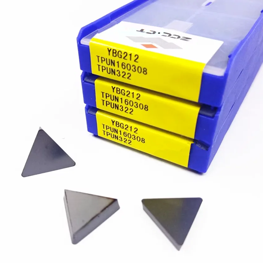 

TPUN160308 YBG205/TPUN160308 YBG212/TPUN160308 YBG302/TPGN160308 YBD102 TPUN322 TPGN322 ZCC.CT CNC carbide inserts 10pcs/box