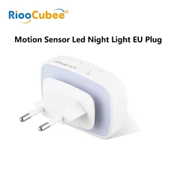 Dimmable LED Smart Night Light with Motion & Light Sensor, Energy - Saving Plug - In - EU (Night Light)