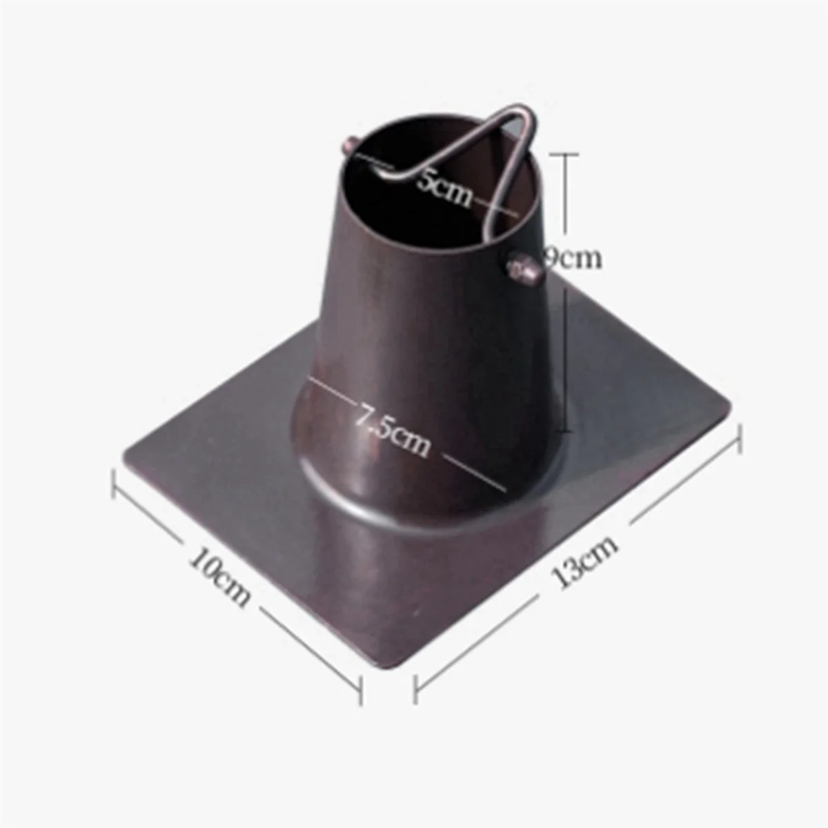 BAAU 2X Rain Chain Gutter High-Quality Arched Rain Chain Gutter Adapter for Rainwater Pipe Outlet