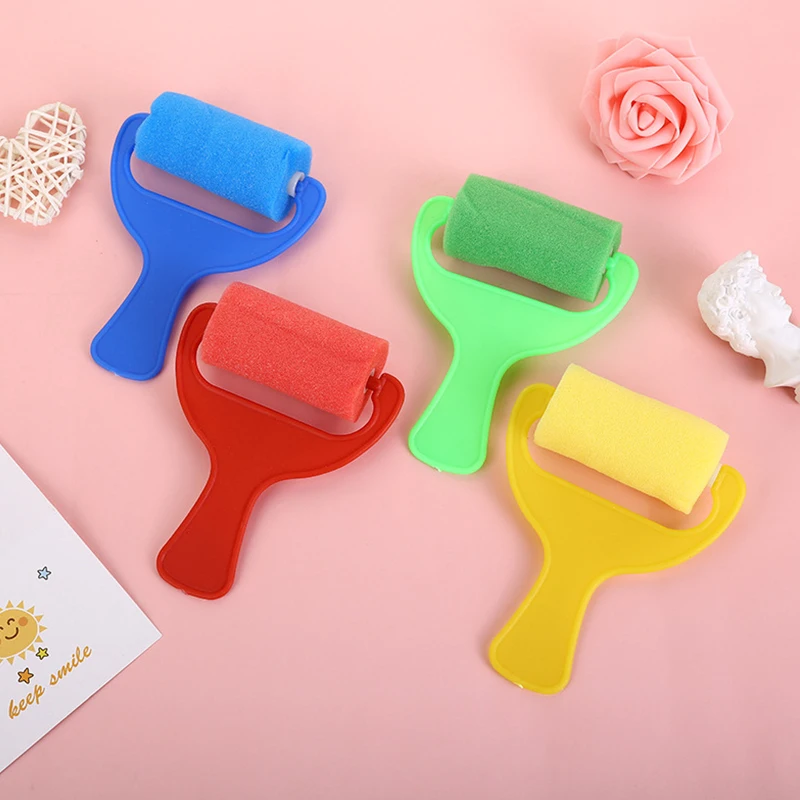 스폰지 그래피티 드로잉 브러쉬 다양한 모양 페인팅 롤러 브러쉬 재사용 가능 DIY 드로잉 러빙 파티 수공예 아트클래스 소품 ZYF