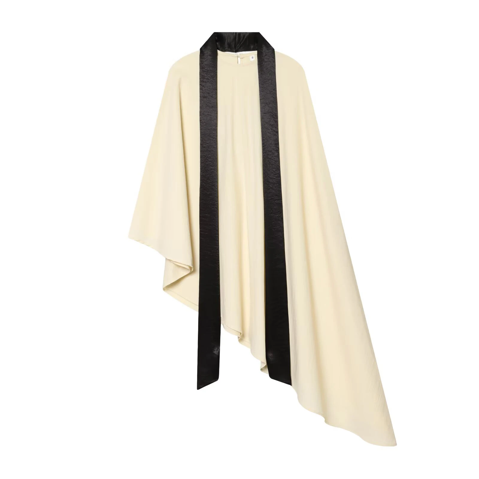 Neues Sommeroutfit für Damen mit europäischer und amerikanischer Modepersönlichkeit, Rundhalsausschnitt und asymmetrischer Schalverzierung.