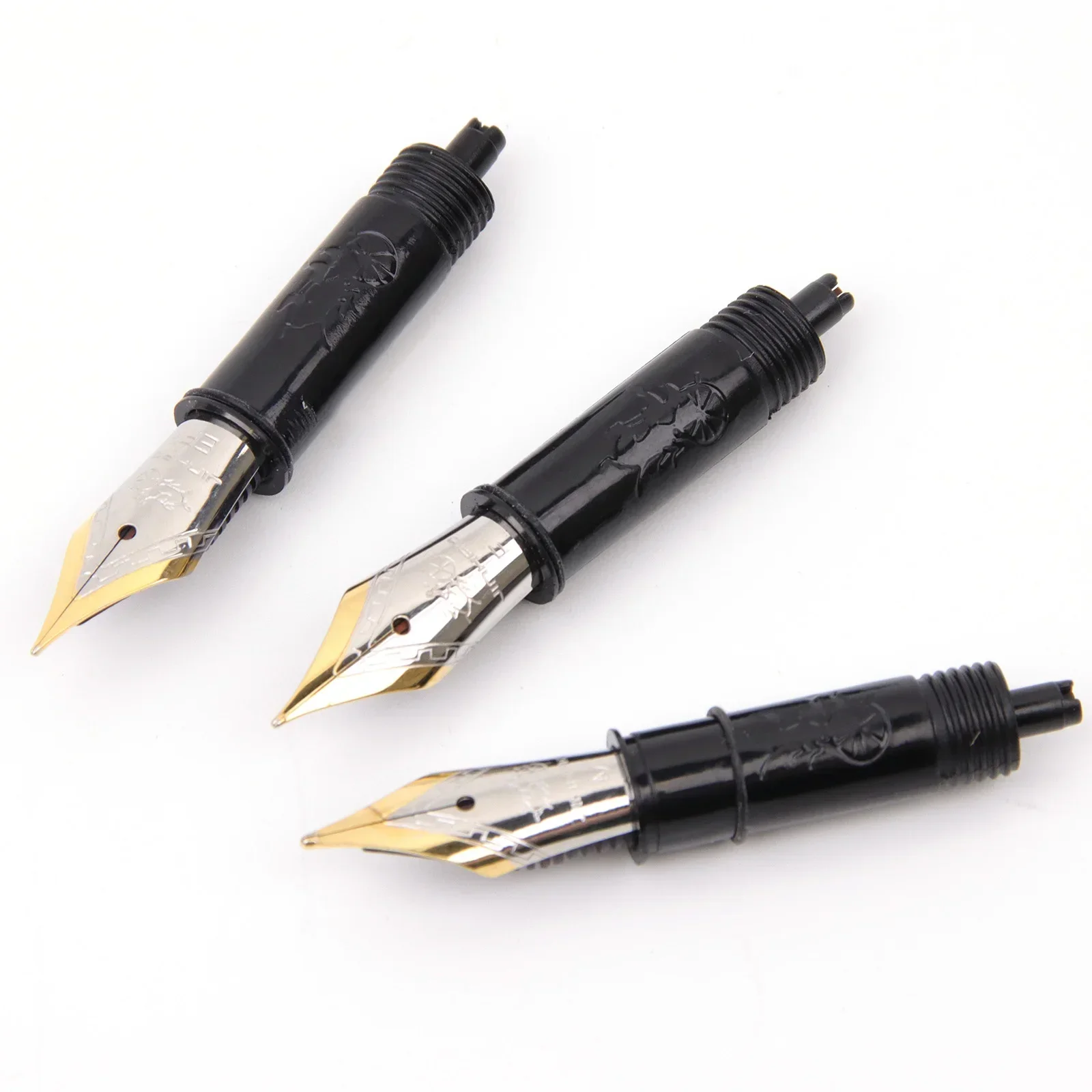 Jinhao 만년필 교체용 금속 펜촉, EF/F/M 펜촉, 82 88 95 미니 100 펜, 학교 사무용품, 3 개 세트, 5 펜촉