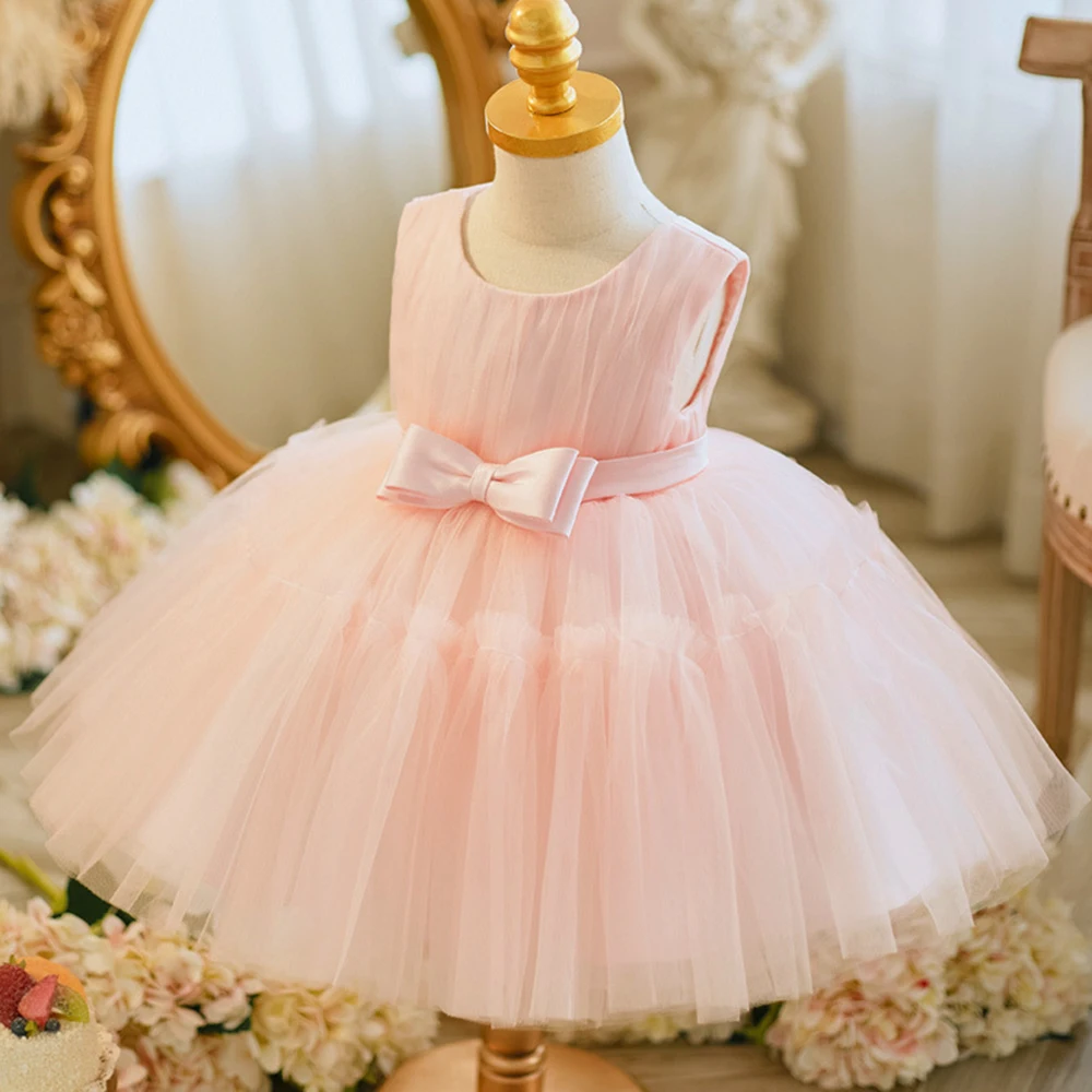 

Baby Girl Dress Newborn Princess Party Costumes For Kids First 1st Year Birthday Baptism Clothes Infant Tutu Toddler Vestidos