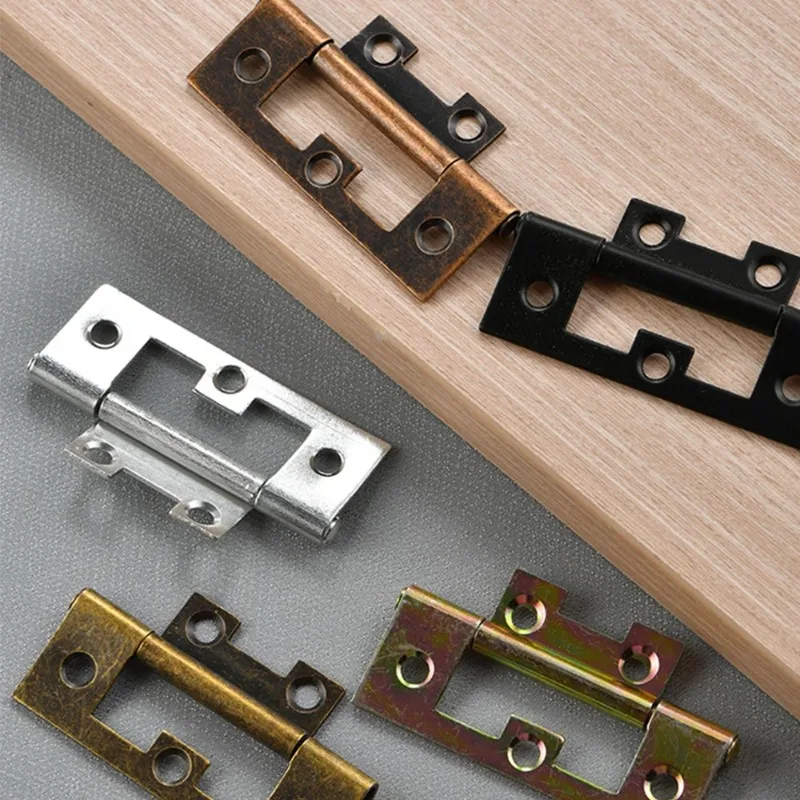 Description Picture 6 of item2pcs New Chinese Style Hinges 64*25mm Hardware Invisible Furniture Antique Bronze Accessories for Cabinet Door Drawer