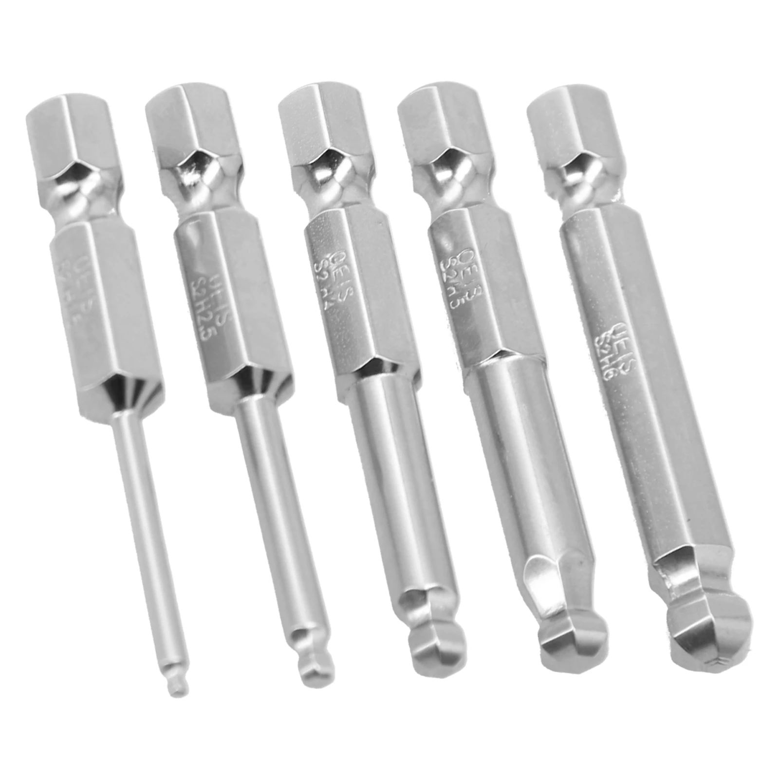 50mm Sechskant-Schraubendreher-Bit, Kugelkopf, langer magnetischer Schraubendreher-Bit, Kugelkopf-Schraubendreher-Bit, Hand H1,5 H2,5 H3 H4 H5 H6 H8 H10 – Detail 5