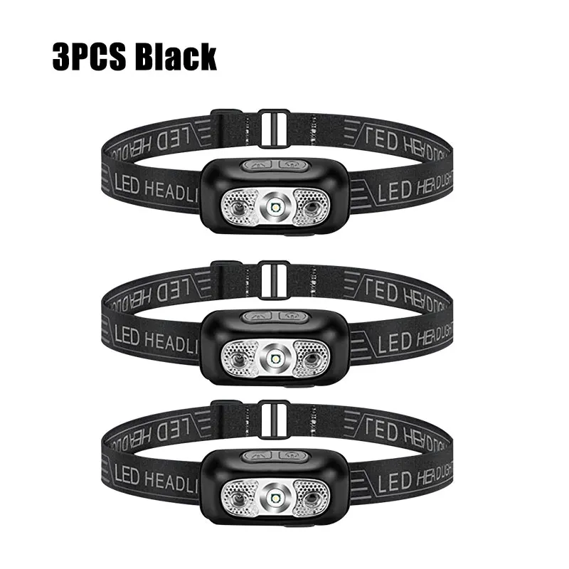 ตัวเลือกสินค้า ไฟหน้า MINI LED ชาร์จ USB ปรับมุมได้ สำหรับตกปลา