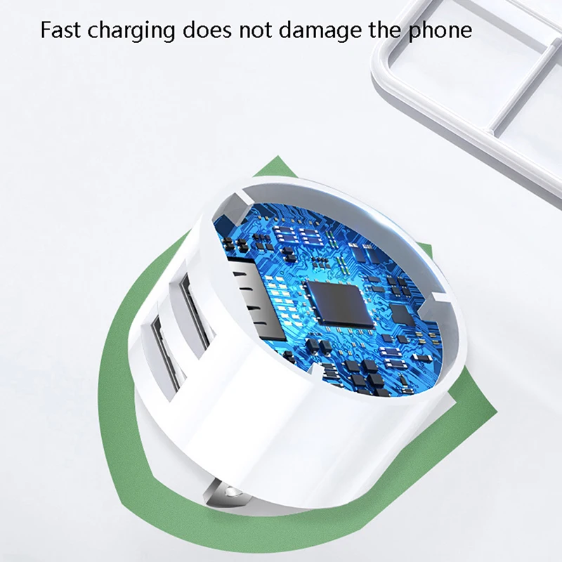 Universal Dual USB Quick Charge Wall Adapter with Multiple Plug Options