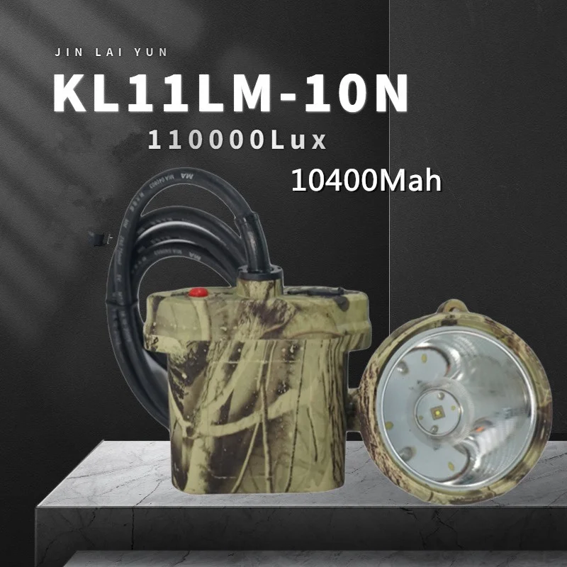 

Лампа для майнинга, лампа для рыбалки, головка головного света, суперъяркая светодиодная литиевая батарея 110000 люкс, 10400 мАч, для приключений в джунглях на открытом воздухе, яркая лампа