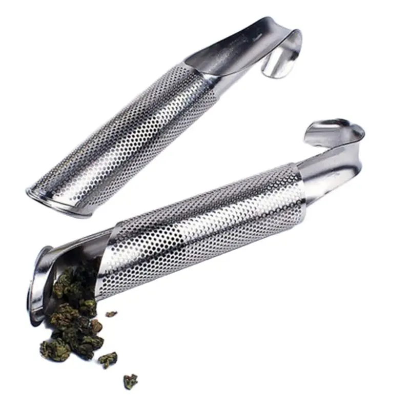 Stainless Steel Tea Infuser Creative Pipe Shape Metal Tea Strainer Hanging Filter Mug Teapot