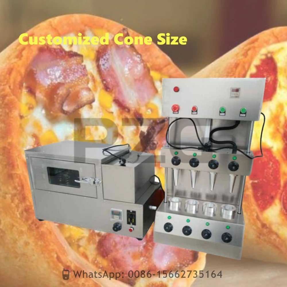 4HeadsPizzaConeMakerElectric110v220vPizzaConeMachine