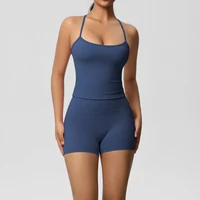 2PCS Yoga Set Nude Feeling Workout Sets Women Tracksuit Gym Push Up Fitness Running Workout Sportwear Sport Bra Leggings Suit - Image 4