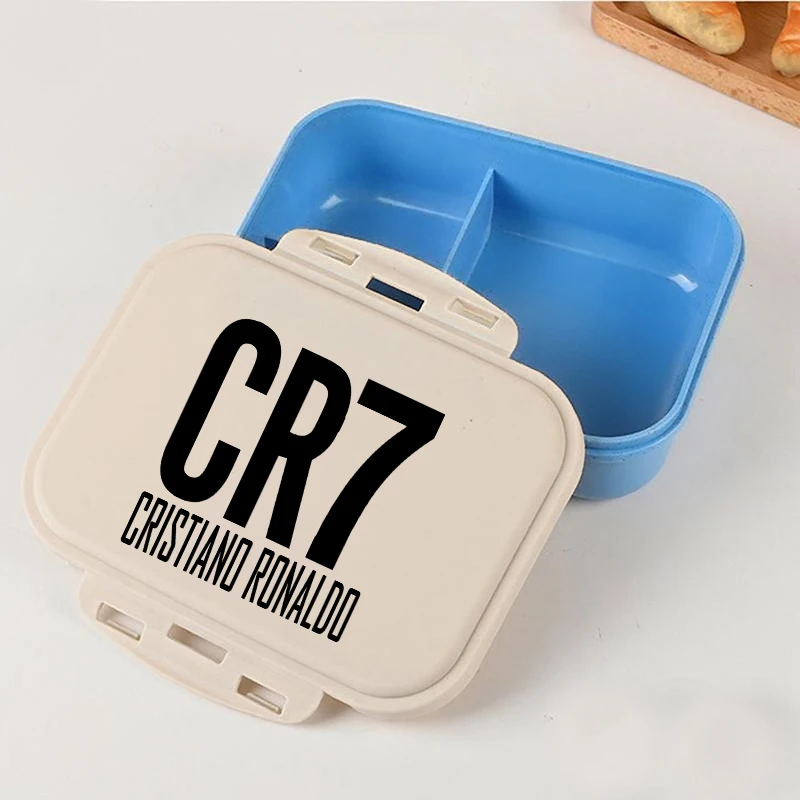 Football Star Ronaldos Bento Lunch Box Kawaii Portable Bento Boxs Student Hermetic Food Crisper Single Layer Capacity Kids Gift - 5