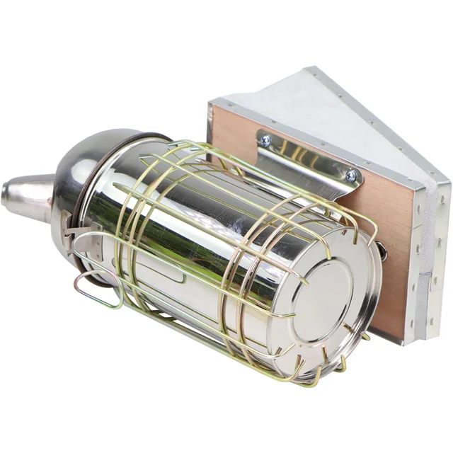 Stainless Steel Bee Hive Smoker with Heat Shield - Image 5