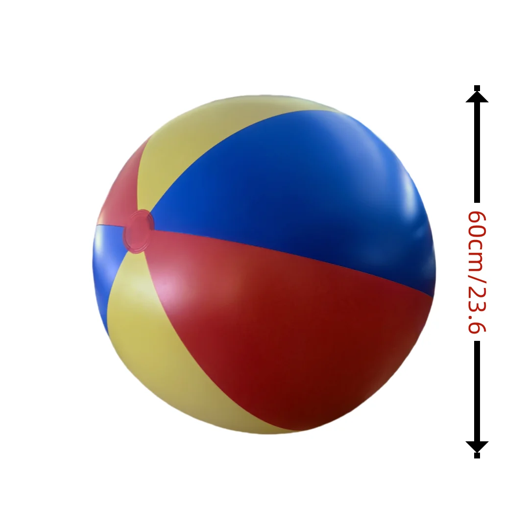 כדורגל גדול מתנפח מעובה לחוף גן ילדים צעצוע אינטראקטיבי כדור חוף עבה צעצועים ענקיים