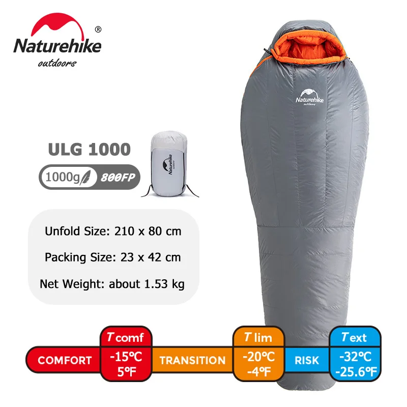 Mummy Goose Down Sleeping Bag Camping Hiking Camping Boutique