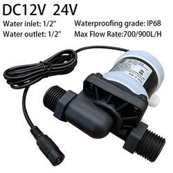 JT-750 IP68 DC 12V 24V Pump Brushless Stainless Steel Shaft 1/2