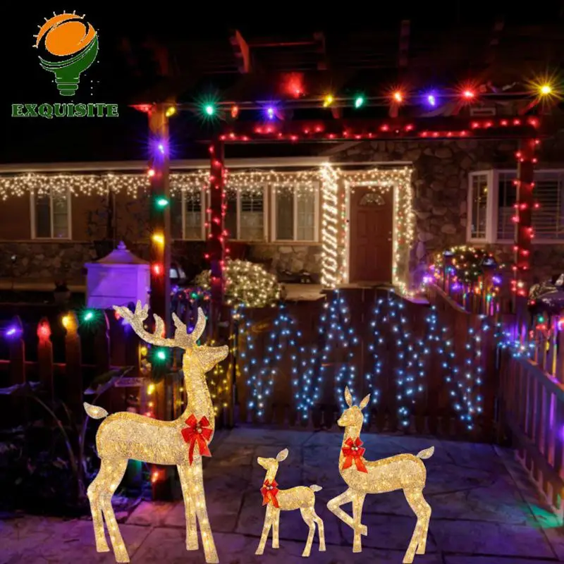 

Light Festive Christmas Decoration Enchanting Stunning Festive Reindeer Decor Christmas Lights In-demand Home Decor Glowing