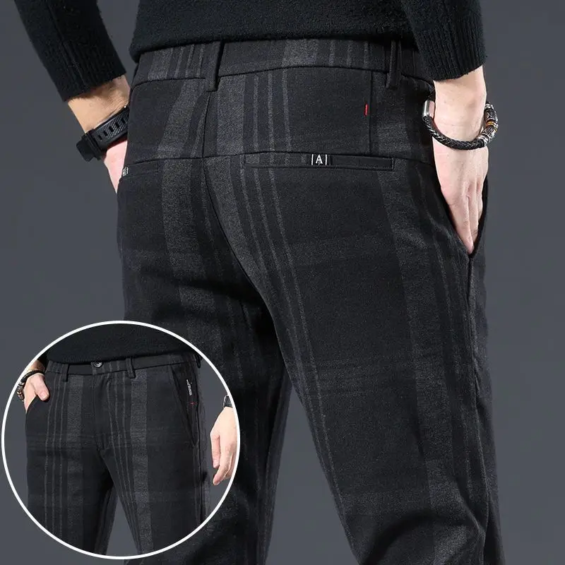 2024 Spring Elegant Fashion Harajuku Slim Fit Trousers Loose All Match Trousers Pockets Button Zipper Casual Straight Leg Pants