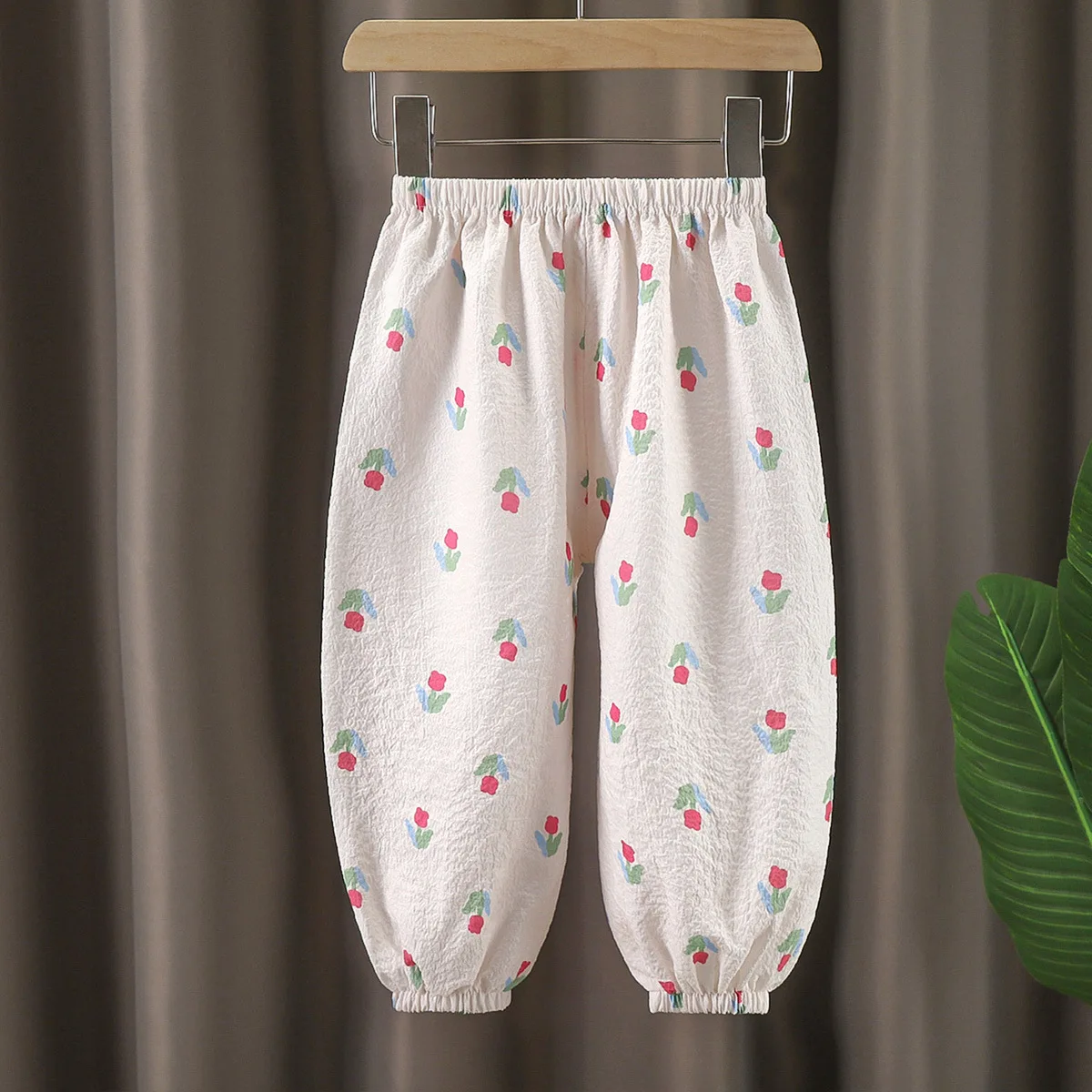 Summer Boys Girls Pants Casual Baby Kids Loose Harem Pants Girls Breathable Pant Children Clothing 4