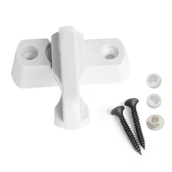 Durable Child Safe Security Window & Door Lock with Safety Lever Handle (WHITE)