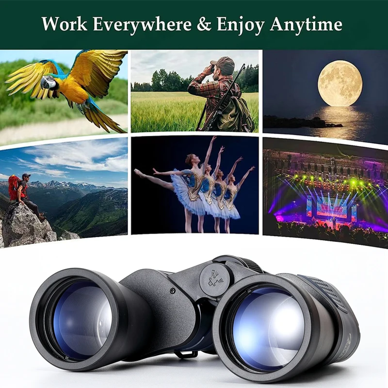 Binocolo Alto Ingrandimento Caccia Binocolo Professionale 12x42 Impermeabile - Per Birdwatching, Caccia Ed Escursioni, Con Prisma BaK-4 E Lenti FMC Warmax Binoculars