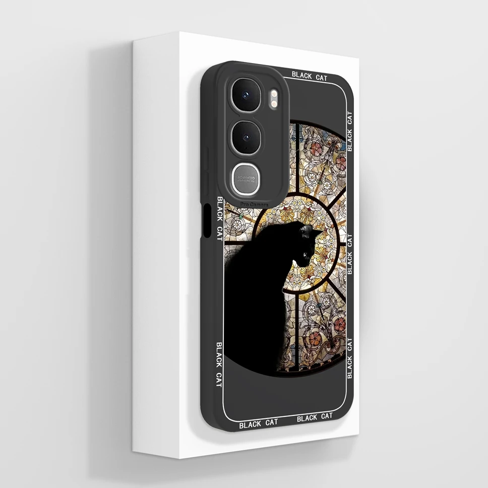 Retro Butterfly Pattern Soft Liquid Silicone Full Coverage Phone Case - Anti-Drop Cover
