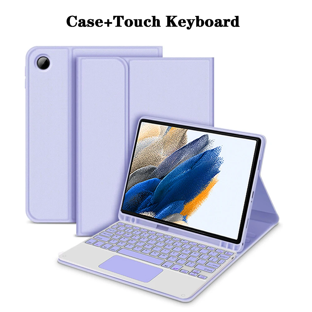 Premium Keyboard Case with Pencil Holder and Bluetooth Keyboard