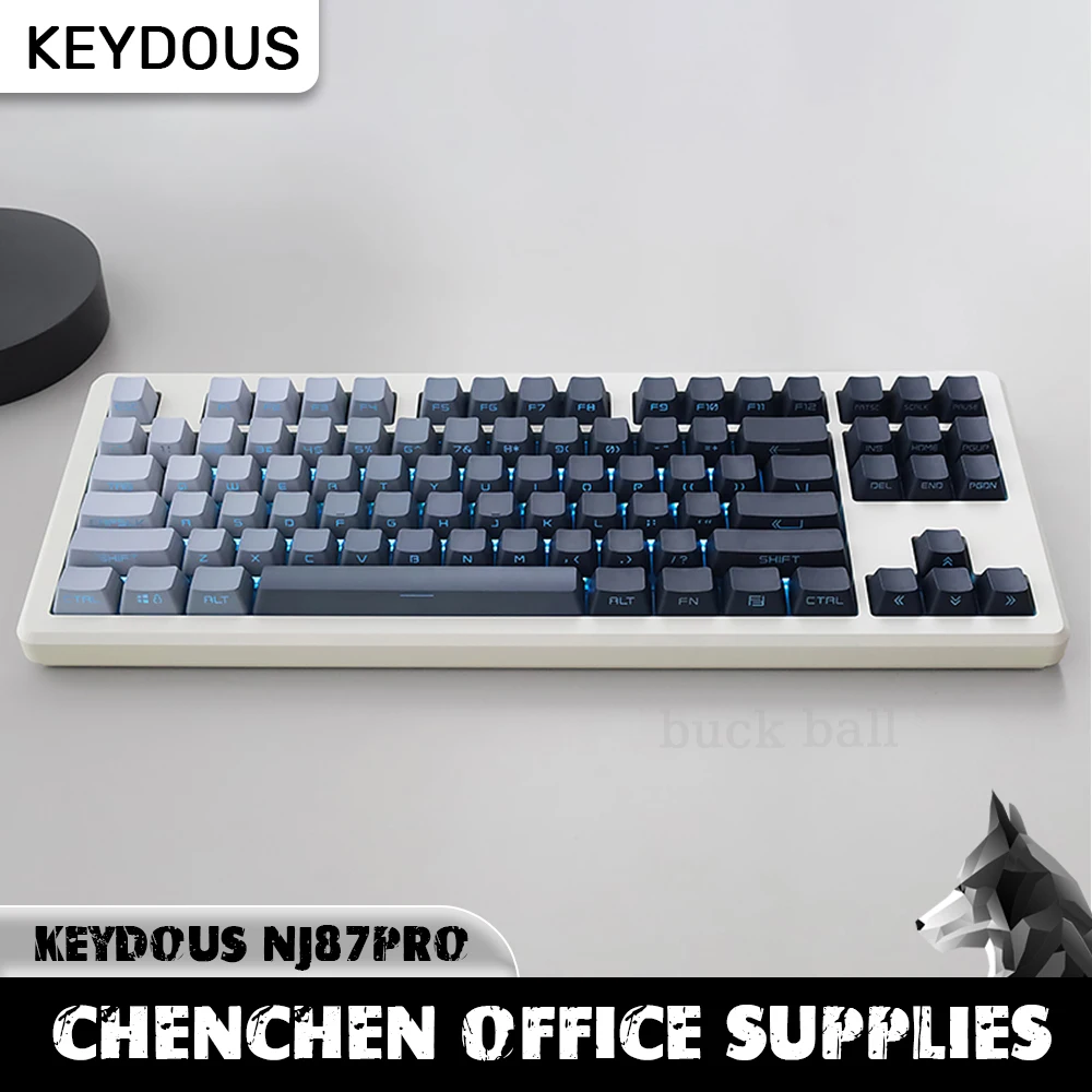 

Клавиатура игровая Механическая Keydous Nj87pro, 3 режима, Bluetooth