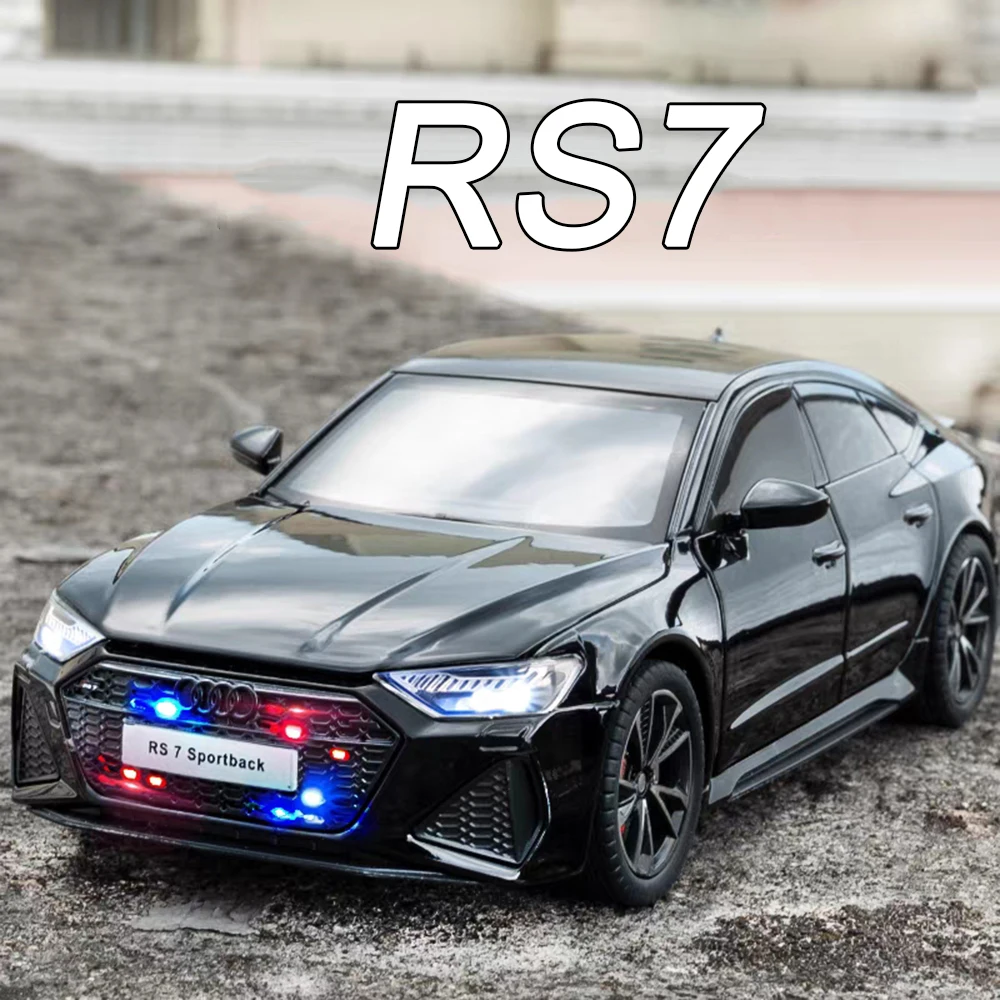Coch de juguete de aleación AUDI RS7, cala 1:32, modelos fundidos a