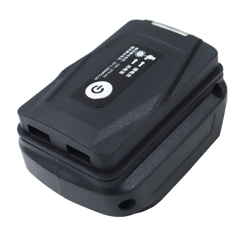 Portable Flashlight Adapter LED Lamp For Makita HongSong BoDa FoGo 18V Li-ion Battery USB Mobile Phone Charger Power Bank Lomvum Tool