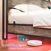 Bed Fram, King Size Floating Bed Frame with 2-Tier Storage Headboard, Metal Bed Frame with Charging Station & LED Lights 6