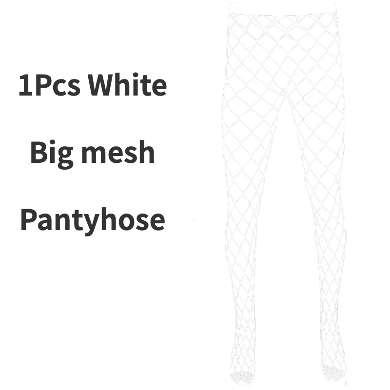 Summer Men Pantyhose Guy Fetish Breathable Long Socks Male Fashion Costume Fishnet Thigh High Stockings Plus Size Tights