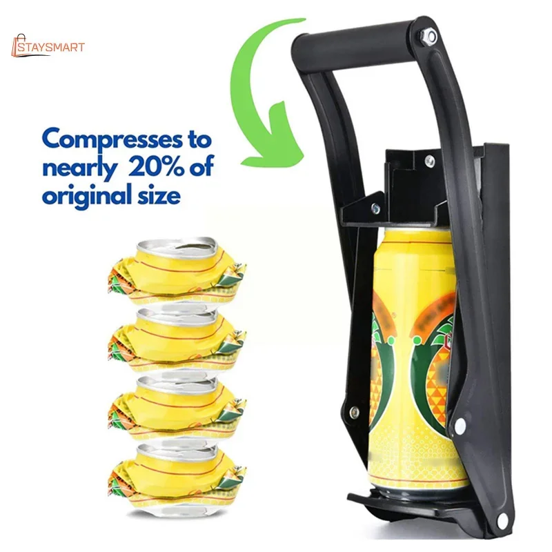 CrushCansEffortlesslyHeavyDutyCanCrusherEcoAluminumWallMount