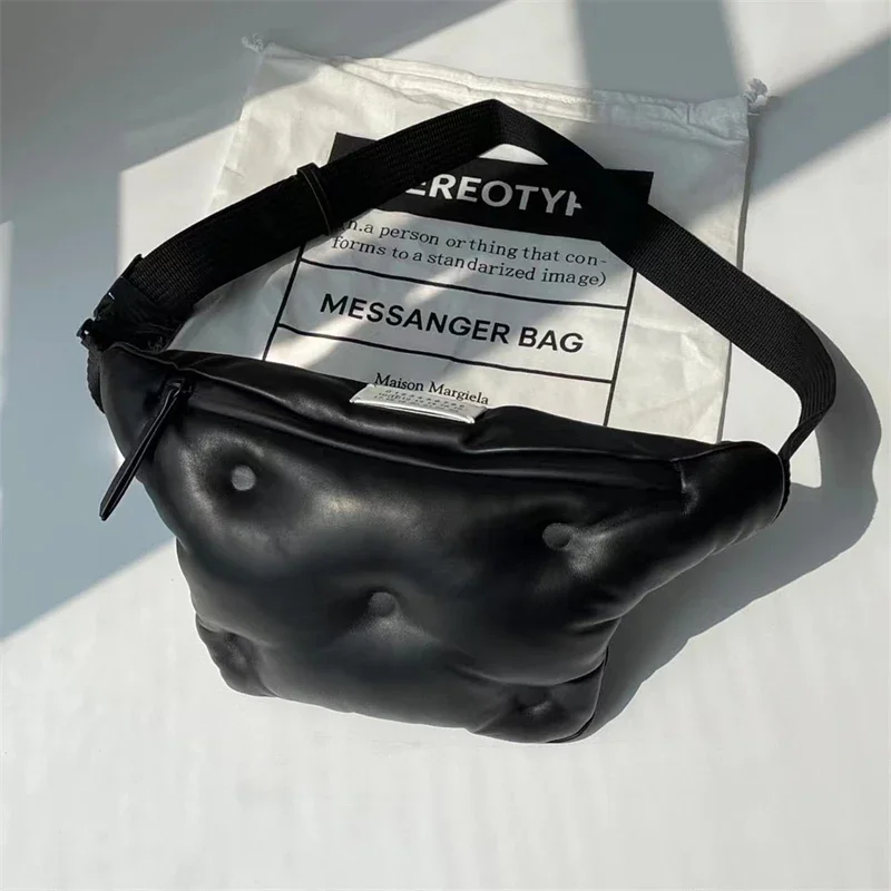 

Luxury Brand Men's Bags Lambskin Cloud Pillow Bag 2023 New Fashion Single Shoulder Crossbody Camera Fanny Pack Phone Bag