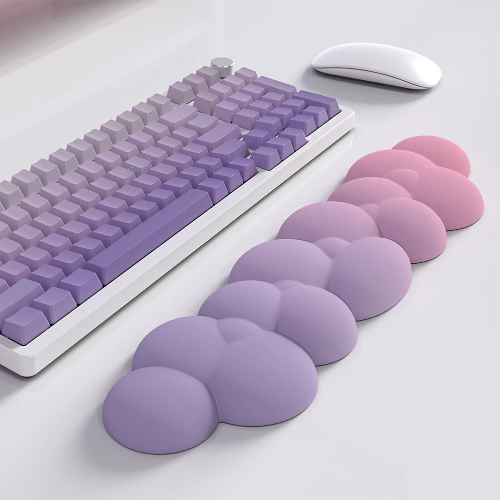 Wrist Rest Ergonomic Mouse Pad Cloud Non-Slip Rubber Desk Mat Pad Under Hand Office Mouse Carpet Wristband Wrist for Home Office