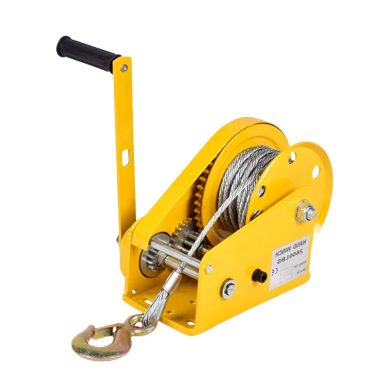 Hand Crank Self-Locking Manual Winch Thicken Material Small