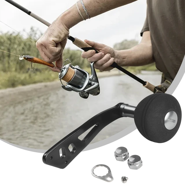 Power Knob,Bait Casting Fishing Reel Power Handle Grip Crank Arm Spinning  Reel Rotary Knob Repair Parts