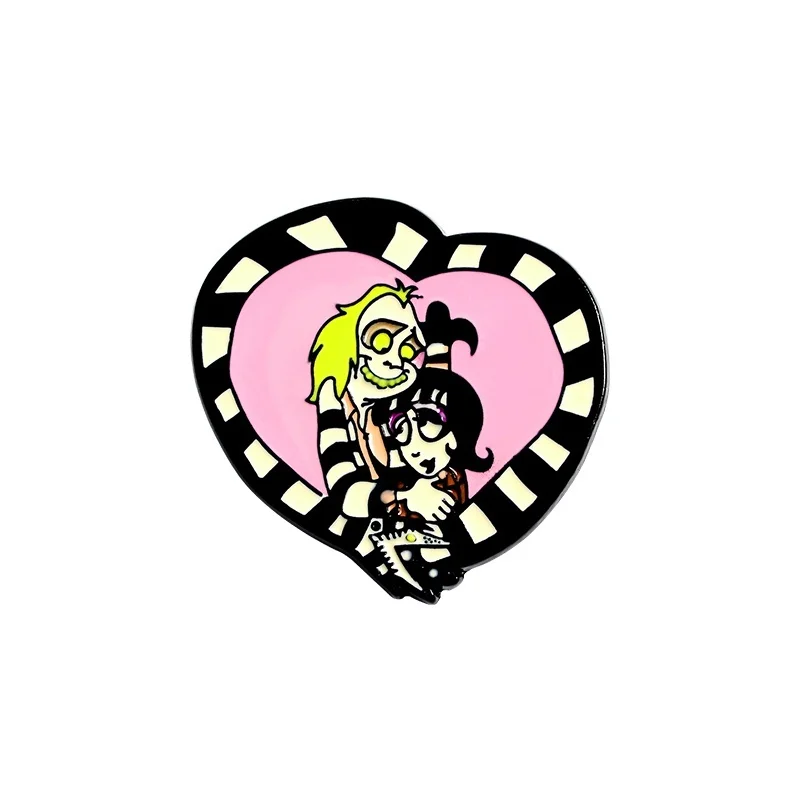 Spooky Fun Enamel Pins - Quirky Brooches for Clothing and Accessories